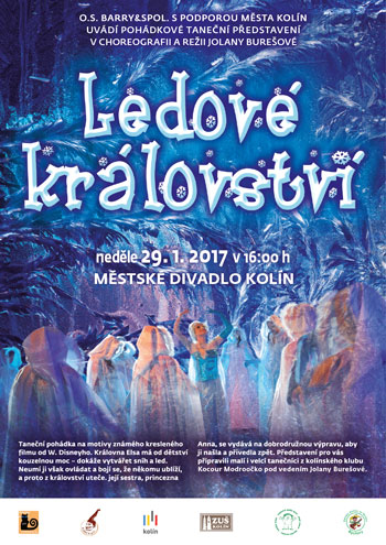 Plakát představení Ledové království 2017